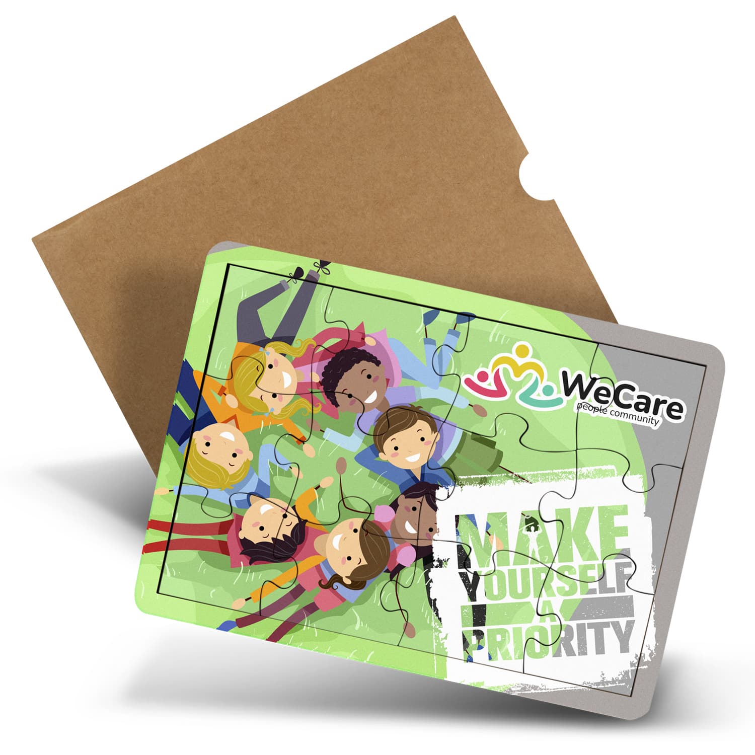 Wooden 12 Piece Puzzle · Product view