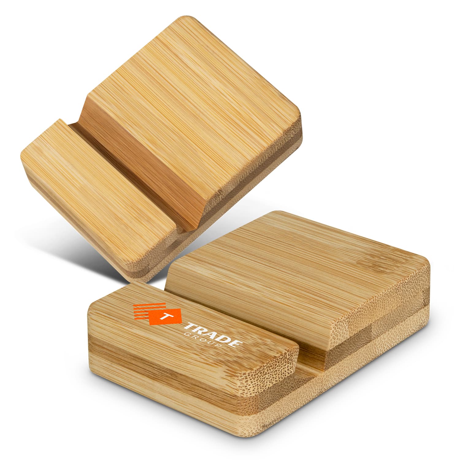 Bamboo Phone Stand · Product view