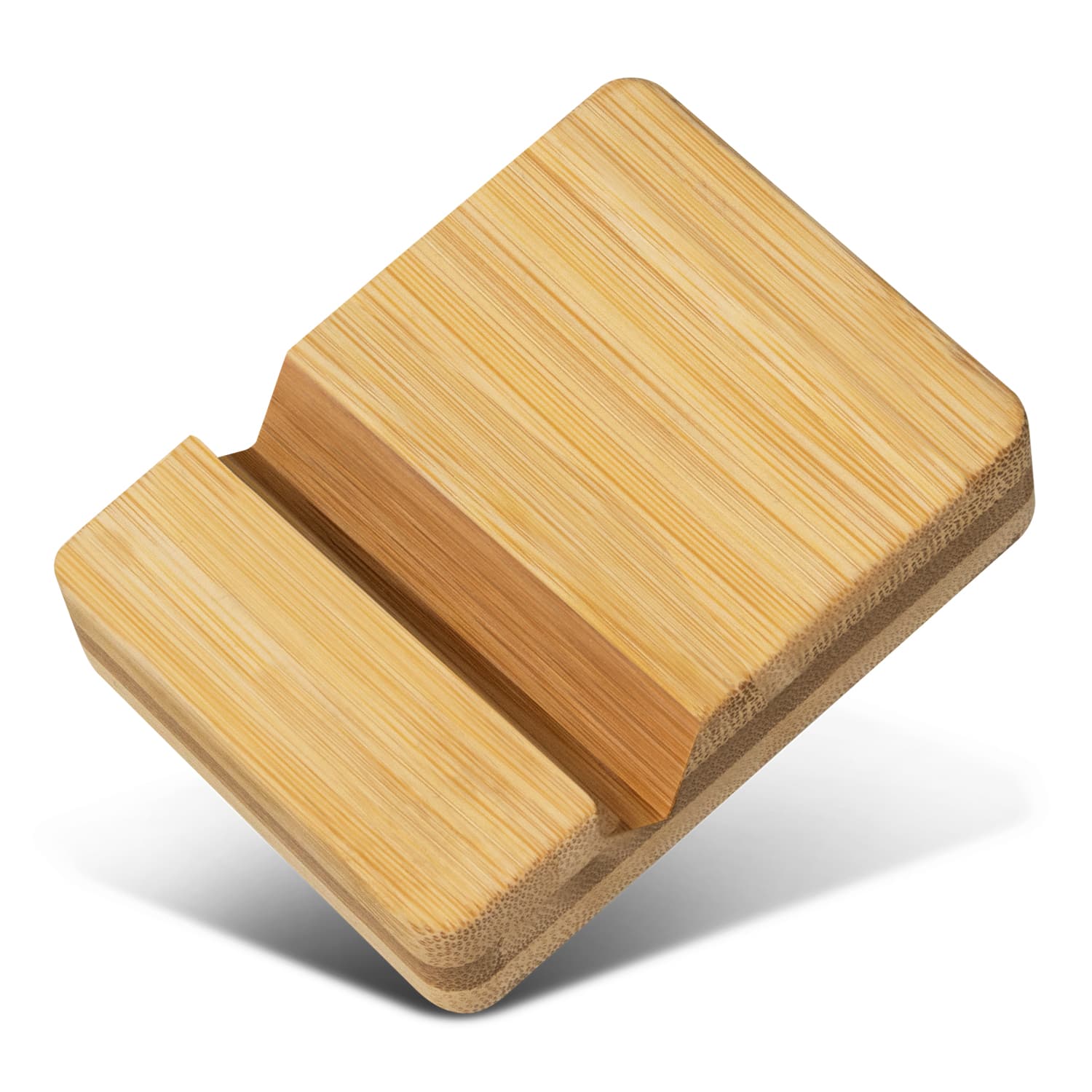 Bamboo Phone Stand · Product view