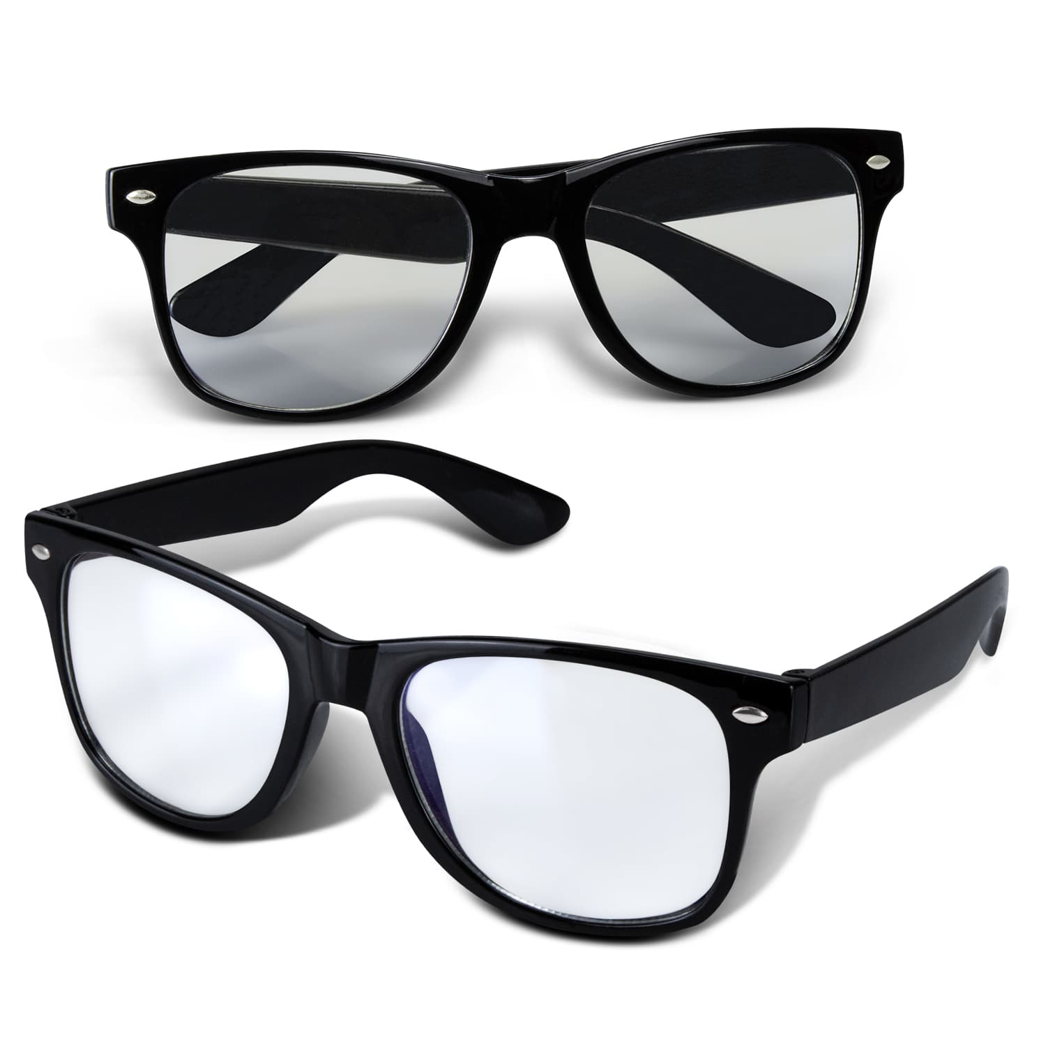 Malibu Blue Light Glasses · Black · front