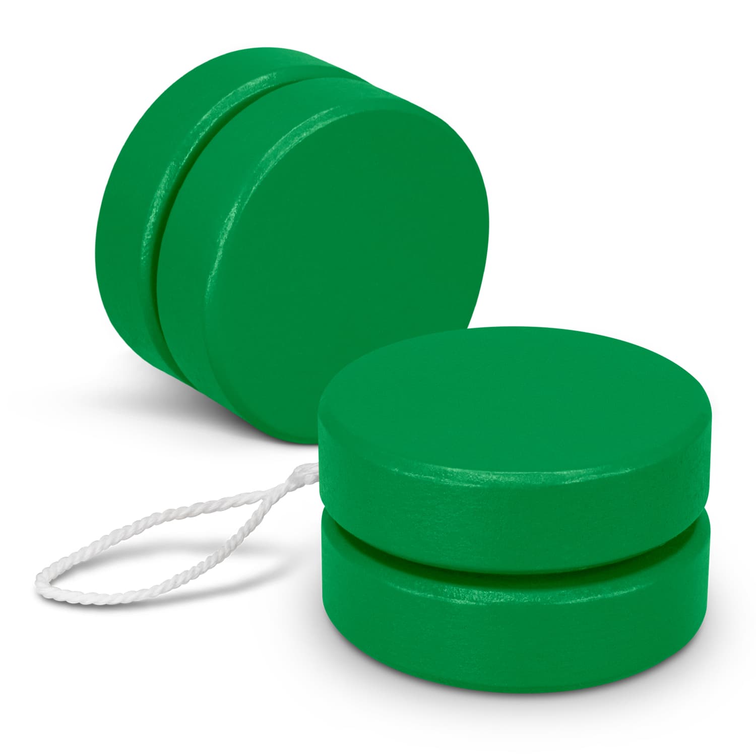 Jester Wooden Yoyo · Kelly Green · front