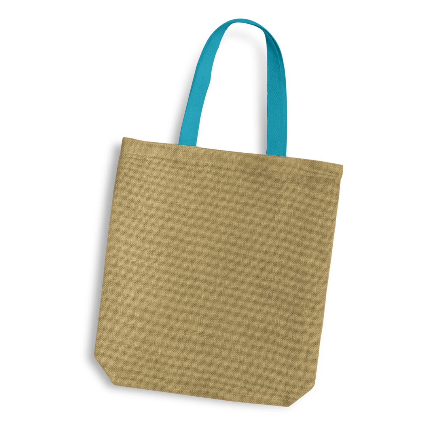 Thera Jute Tote Bag Coloured Handles 11L · Light Blue · colour reference