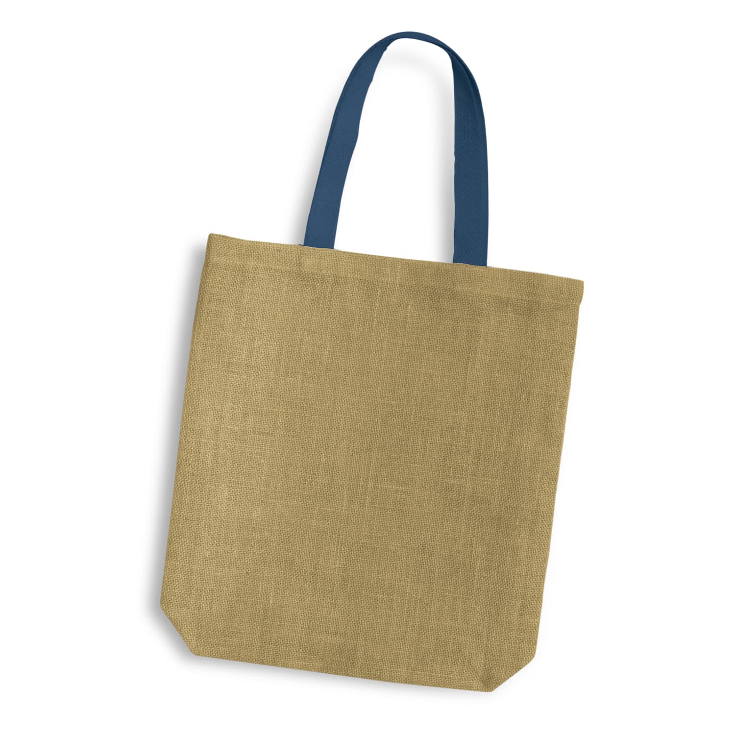 Thera Jute Tote Bag Coloured Handles 11L · Dark Blue · colour reference