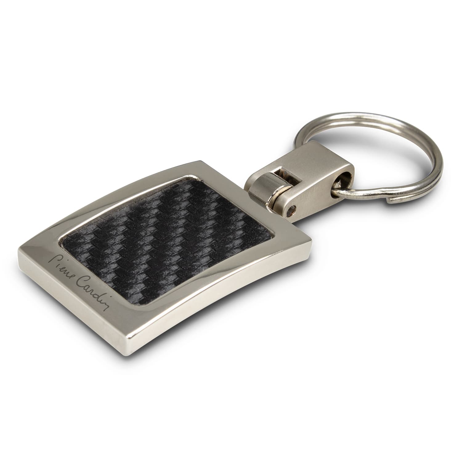 Pierre Cardin Avant-Garde Key Ring · Silver · front