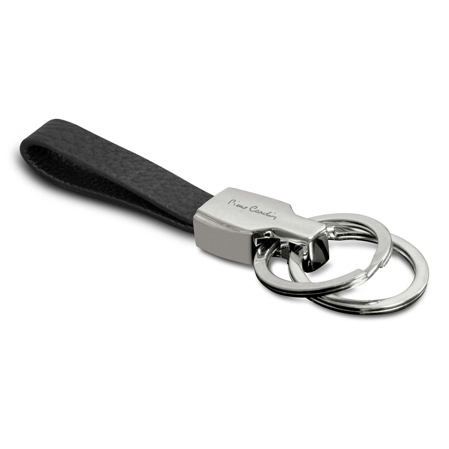 Pierre Cardin Belfort Key Ring · Black · front