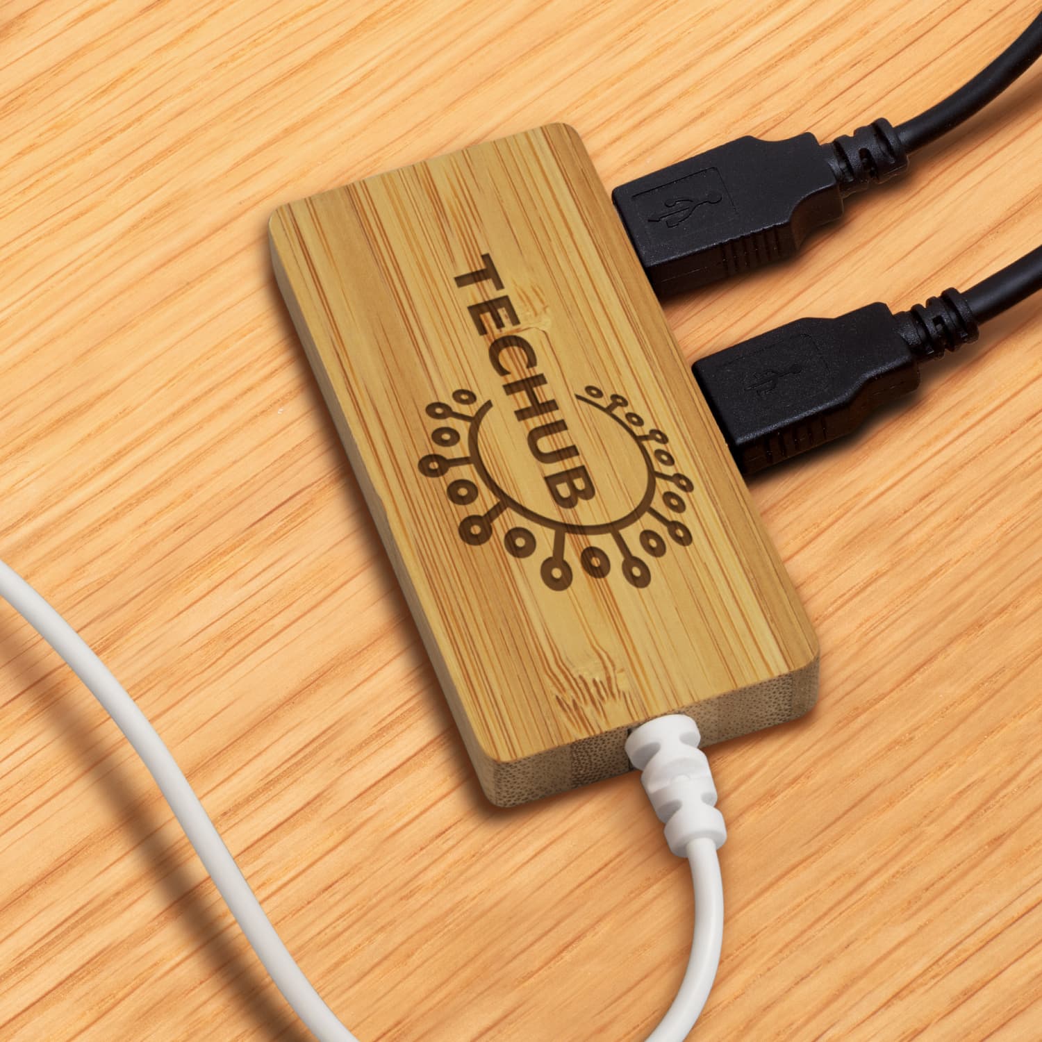 Bamboo USB Hub · Product view
