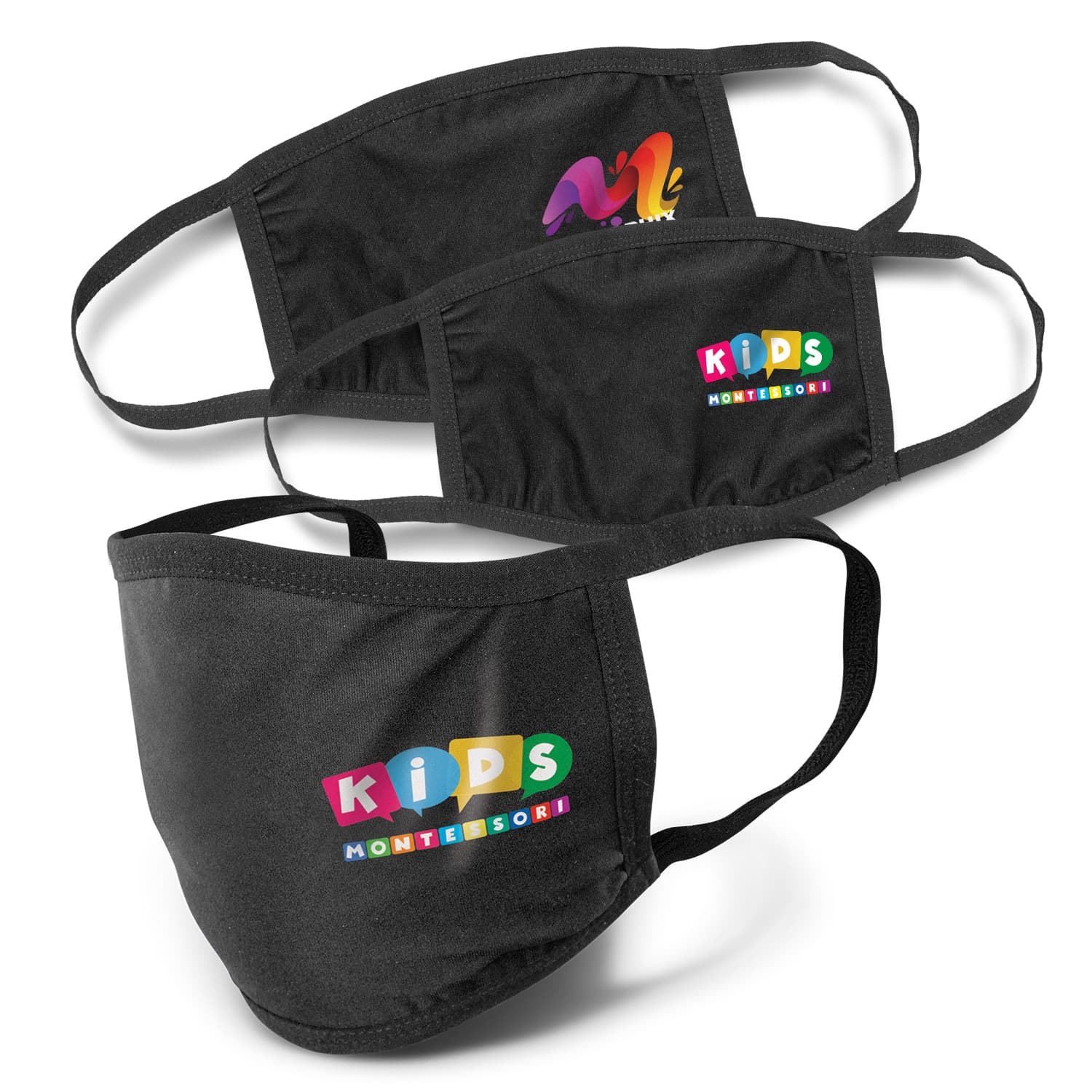 Reusable 3-ply Cotton Face Mask - Indent · Product view