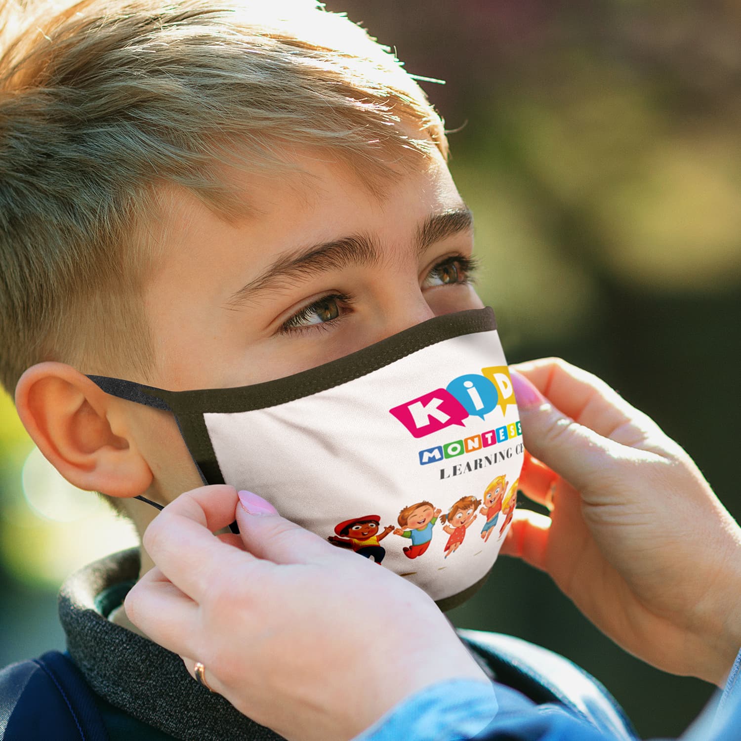 Full Colour 3-Ply Reusable Face Mask - Indent · Product view