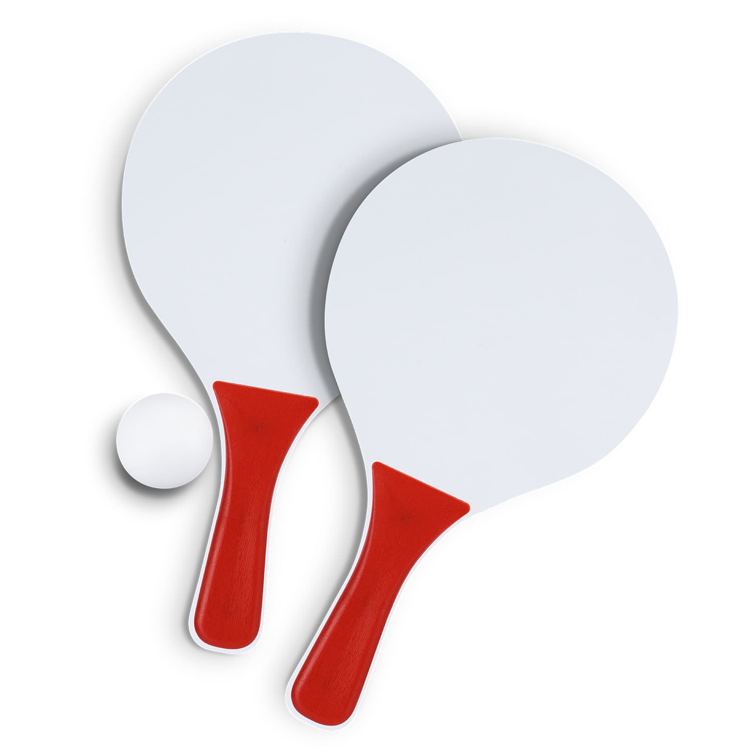Paddle Ball Game · Red · front