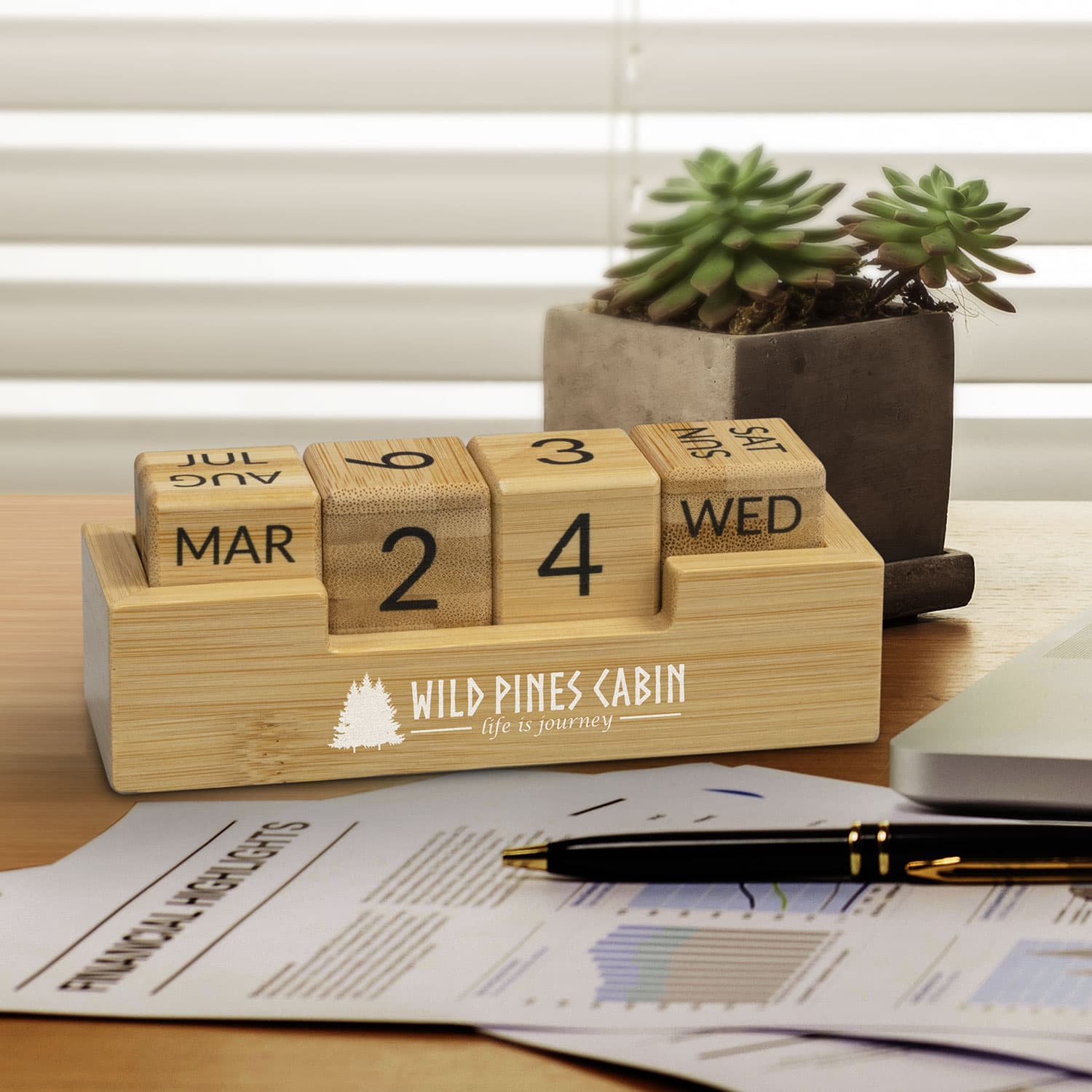Bamboo Calendar · Product view