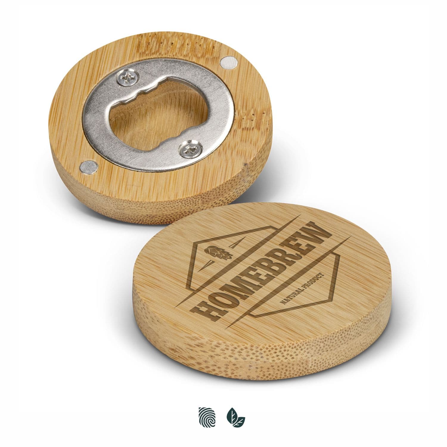 Bamboo Bottle Opener · Product view