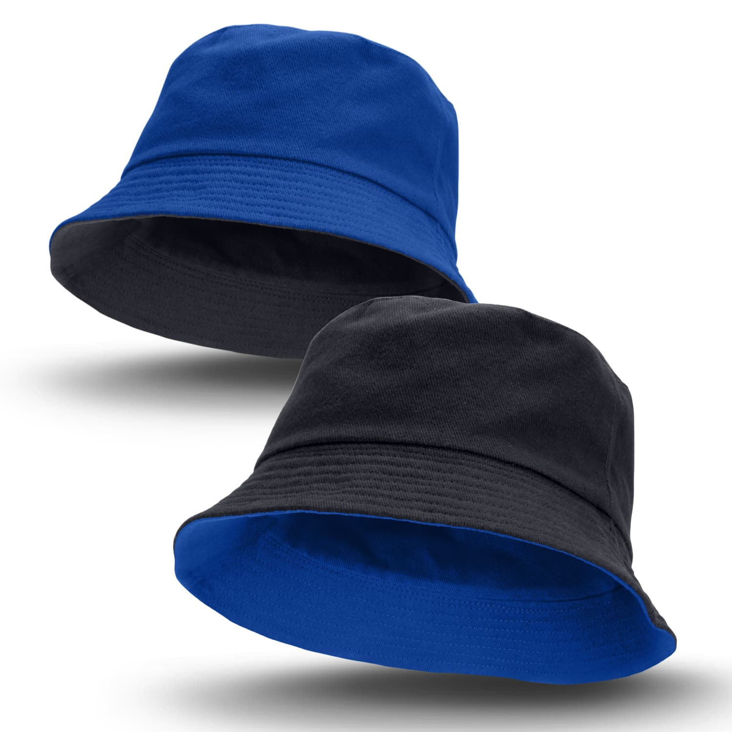 Reversible Bucket Hat · Black/Royal Blue · colour reference