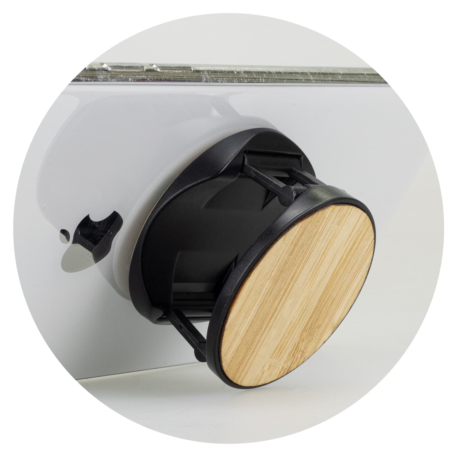 Bamboo Phone Holder · Product view