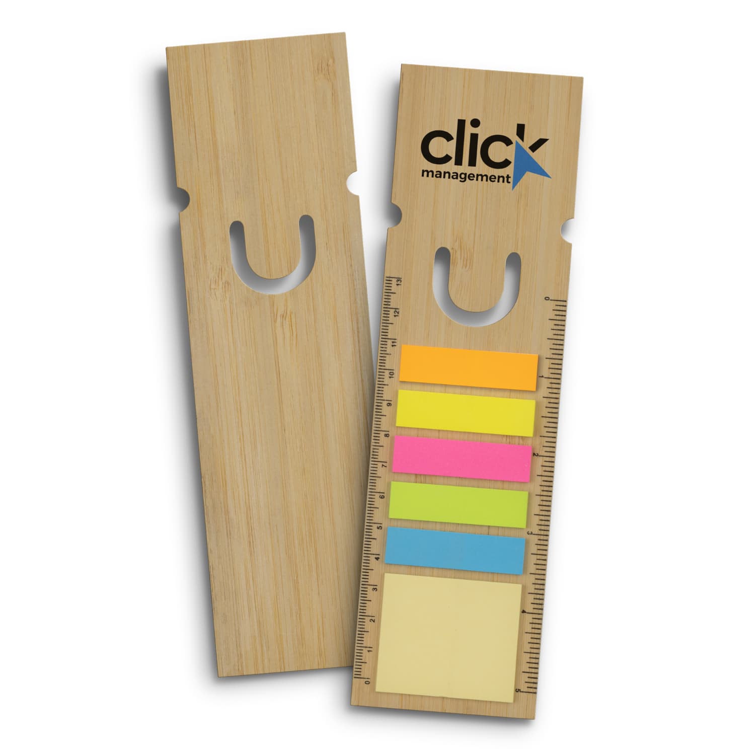 Bamboo Ruler Bookmark - Square · Product view