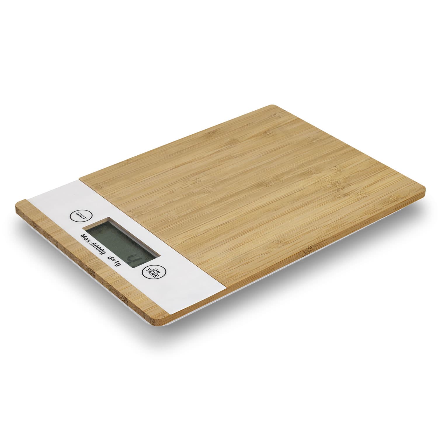 Bamboo Kitchen Scale · Natural · front