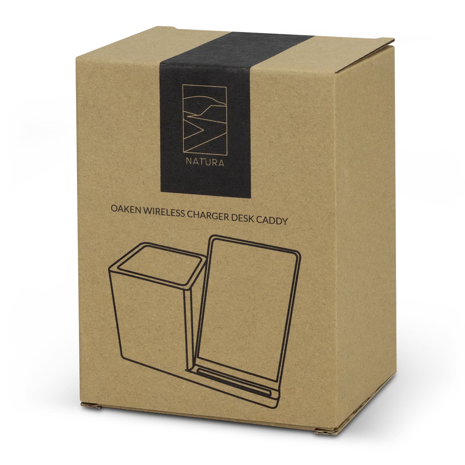 NATURA Oaken Wireless Charger Desk Caddy · Product view