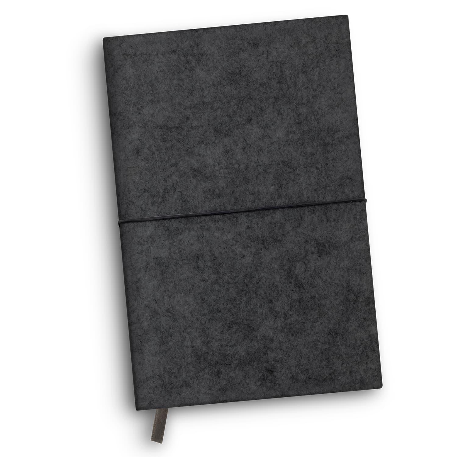 RPET Felt Soft Cover Notebook · Charcoal · front