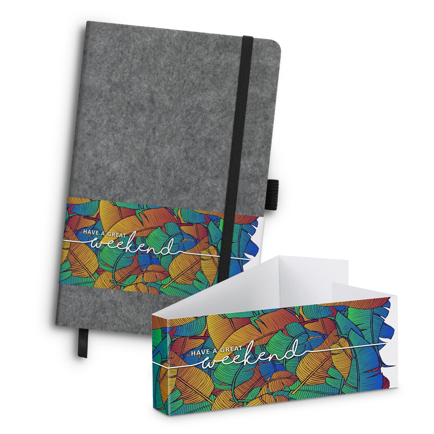 RPET Felt Hard Cover Notebook · Product view