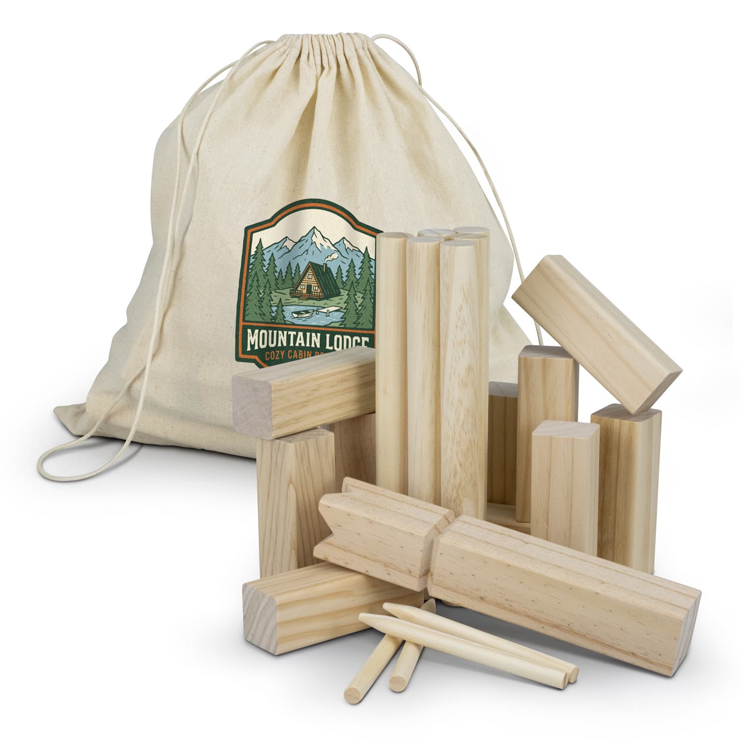 Kubb Wooden Game · Product view
