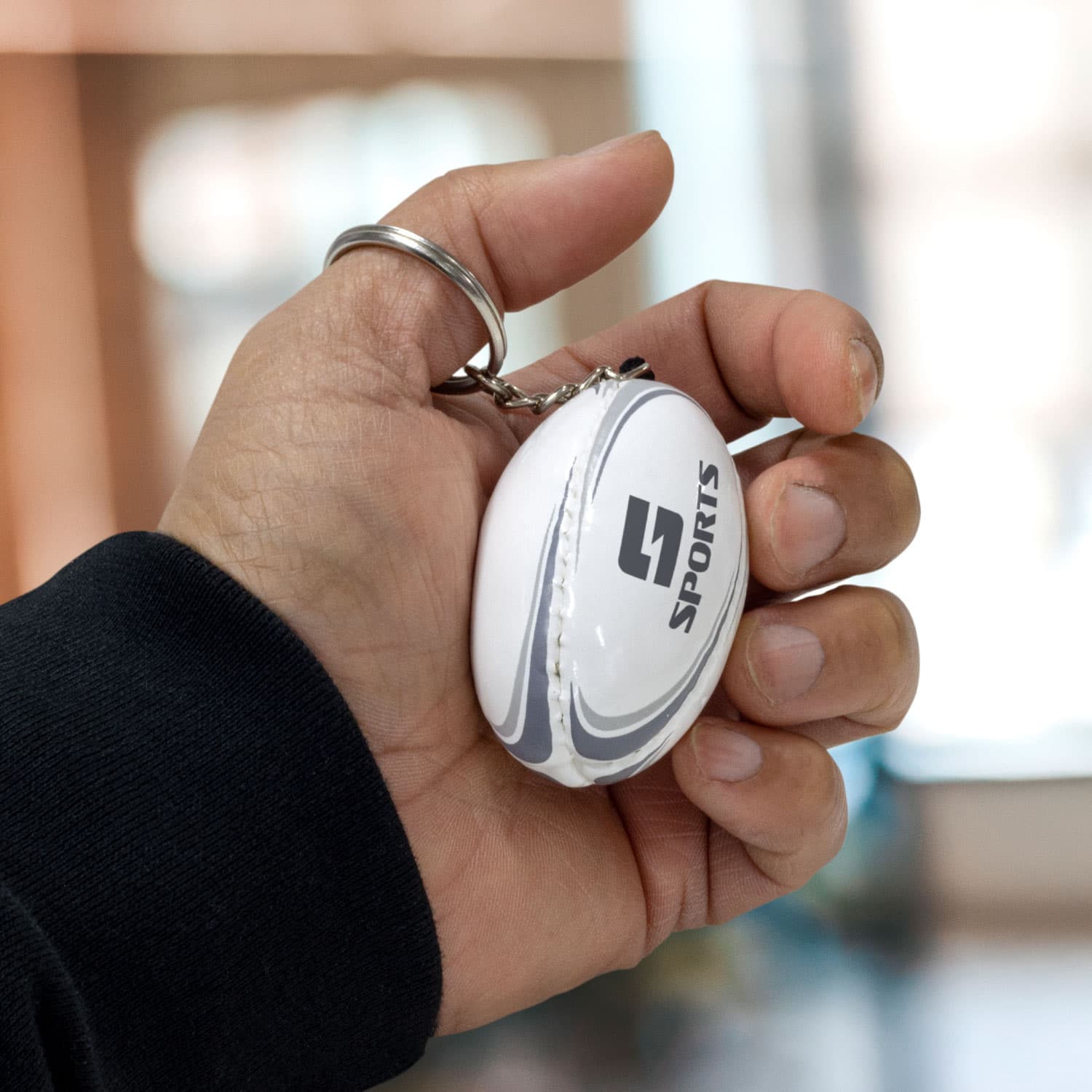 Rugby Ball Key Ring · Product view