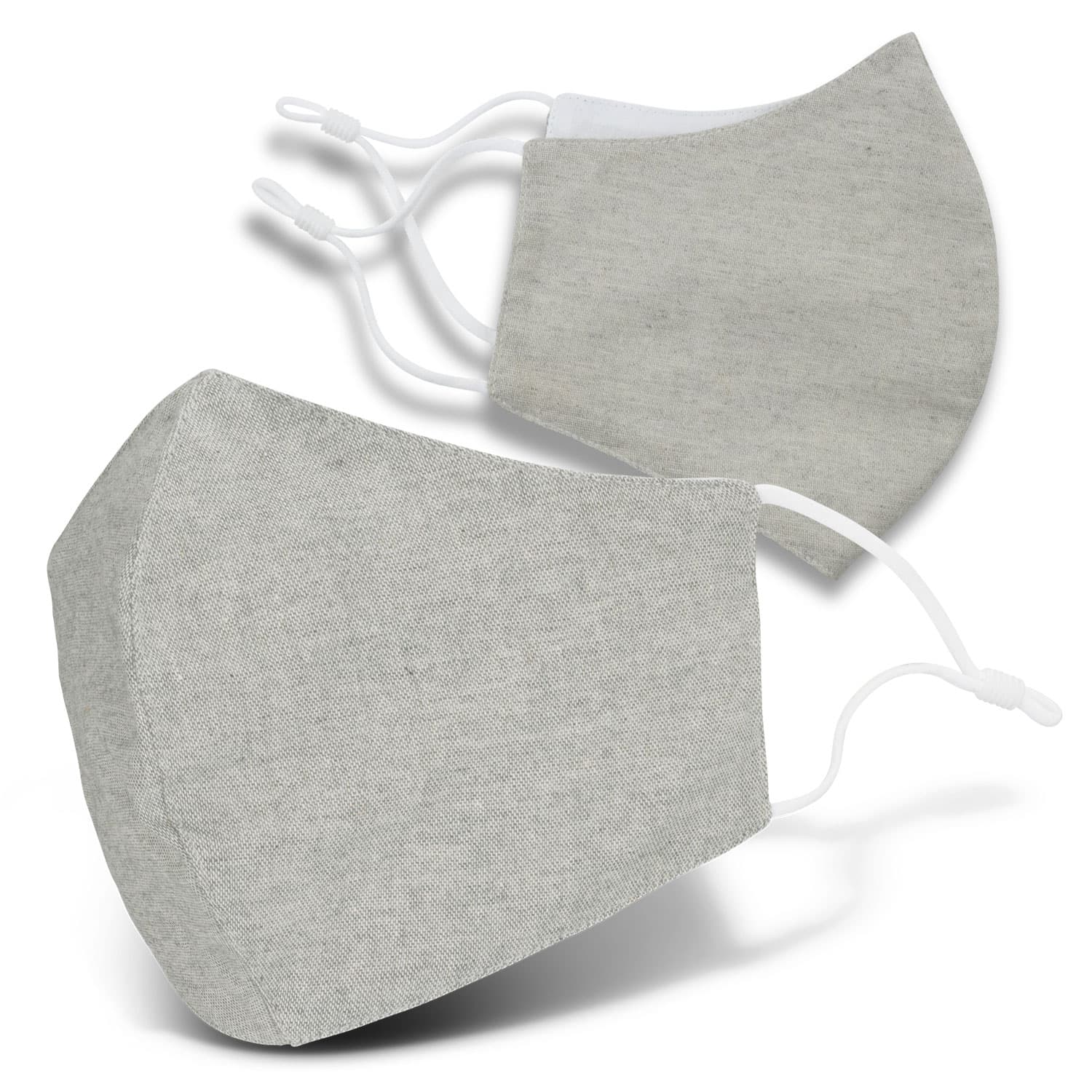 Linen Face Mask · Natural · front