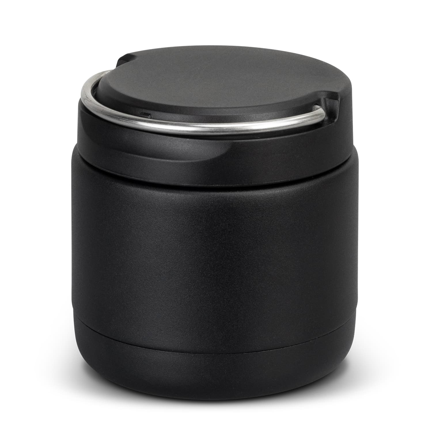 Canmore Vacuum Flask · Black · front
