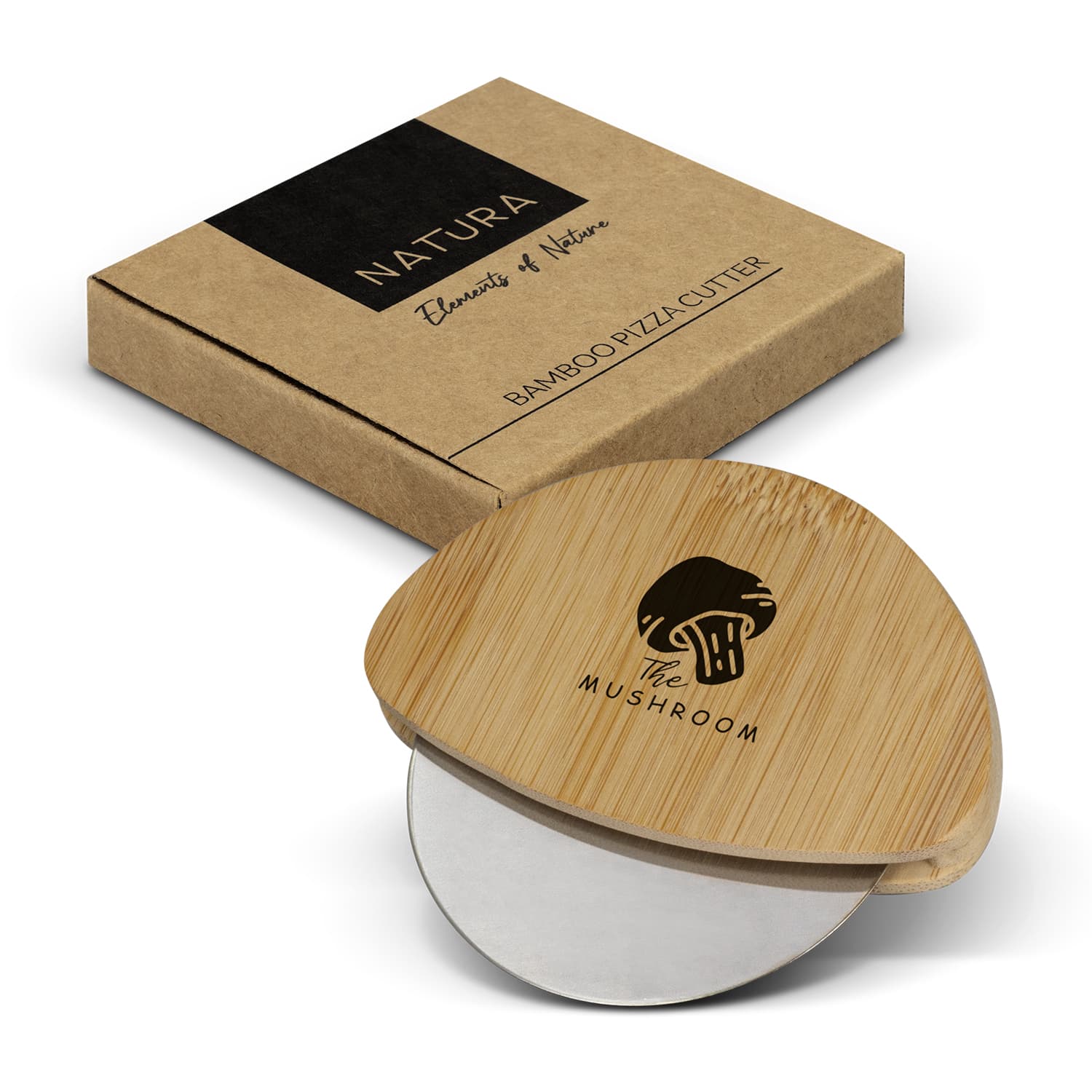 NATURA Bamboo Pizza Cutter · Product view