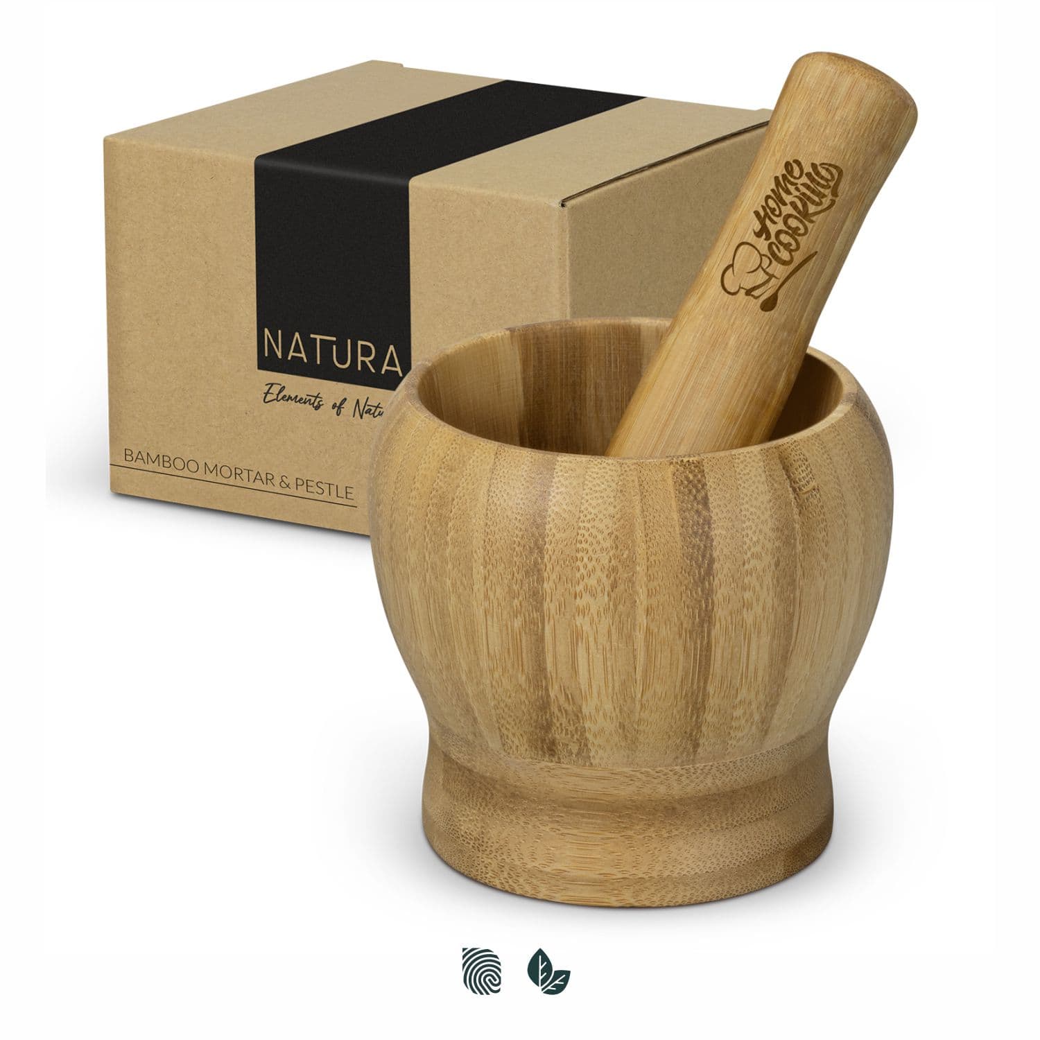NATURA Bamboo Mortar and Pestle · Product view
