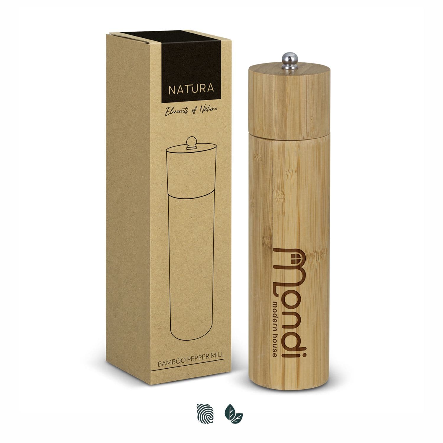 NATURA Bamboo Pepper Mill · Product view