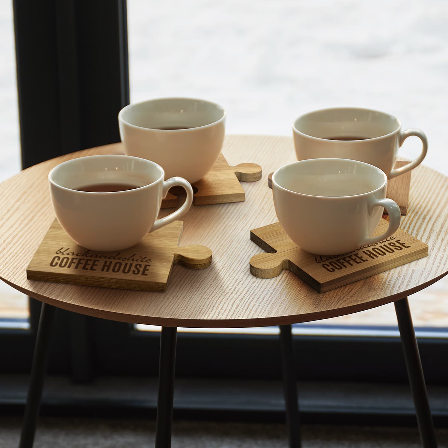 NATURA Puzzle Coaster - Set of 4 · Product view