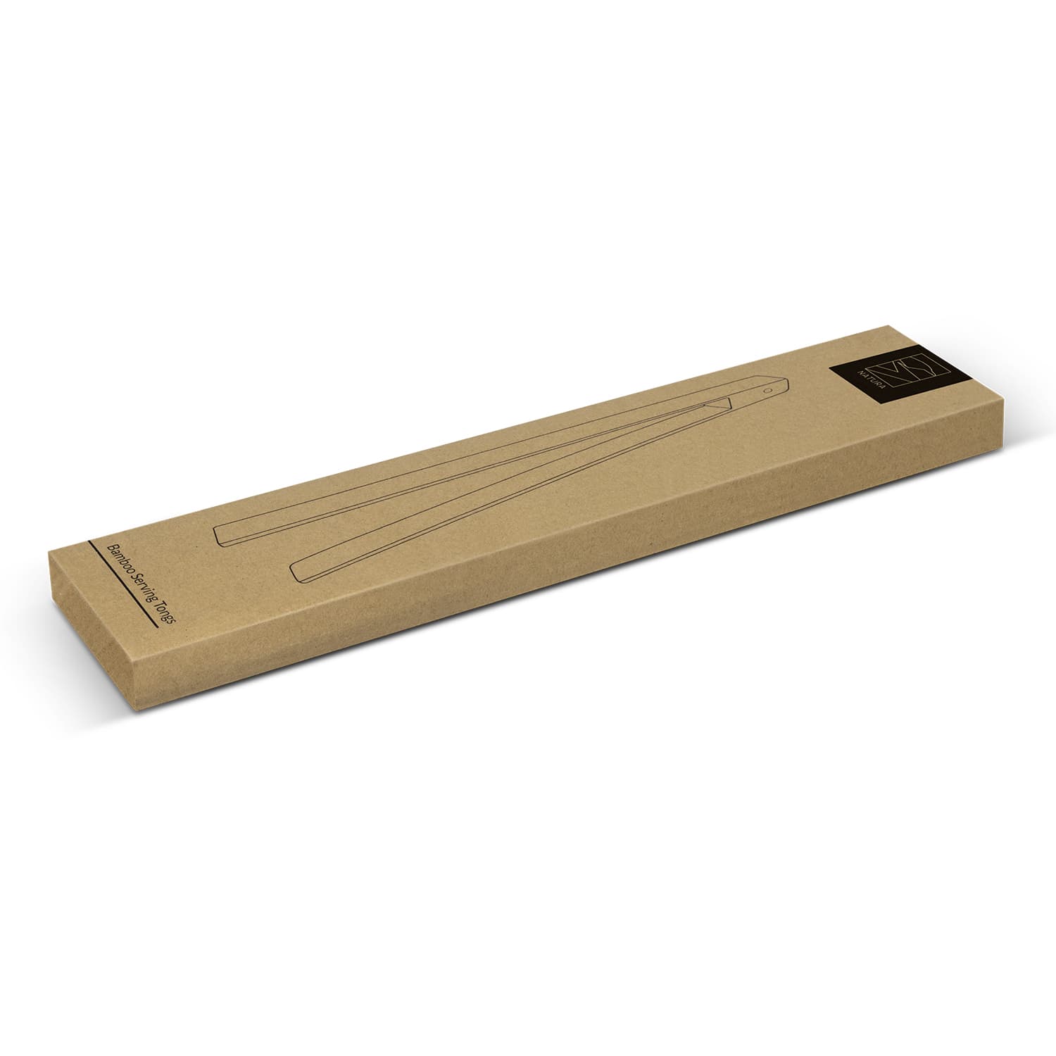 NATURA Bamboo Serving Tongs · Product view