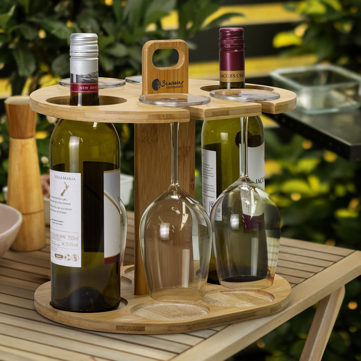 Bamboo Wine Rack · Product view