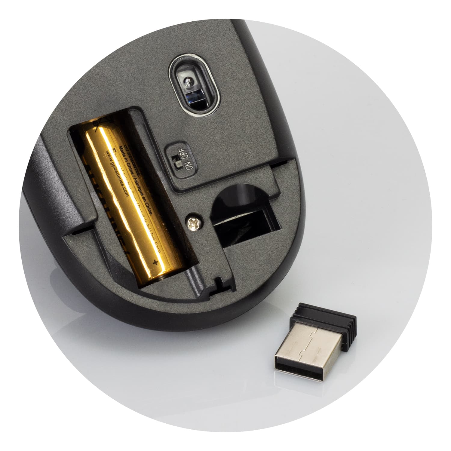 Astra Wireless Travel Mouse · Product view