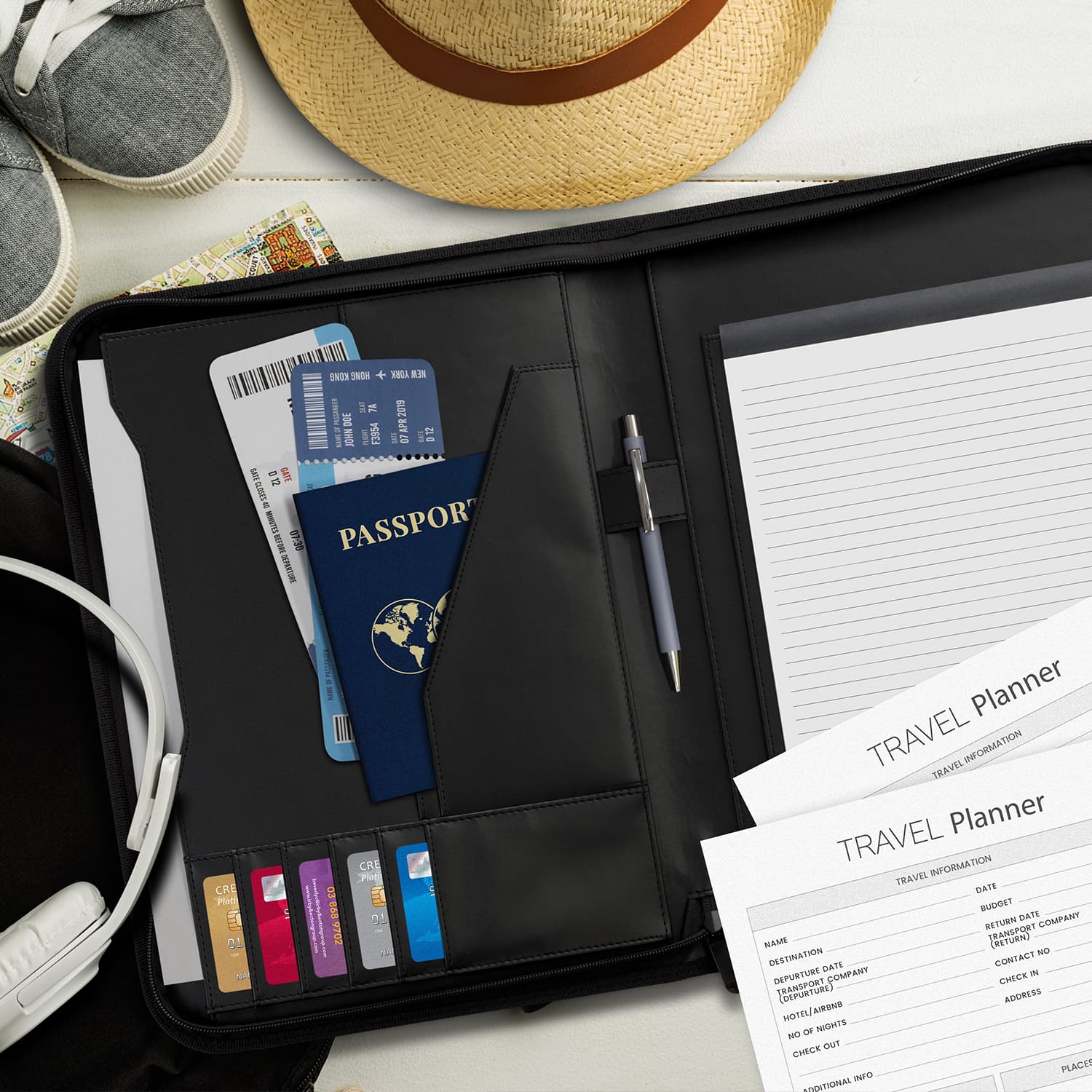 Carlow Travel Portfolio Case · Product view
