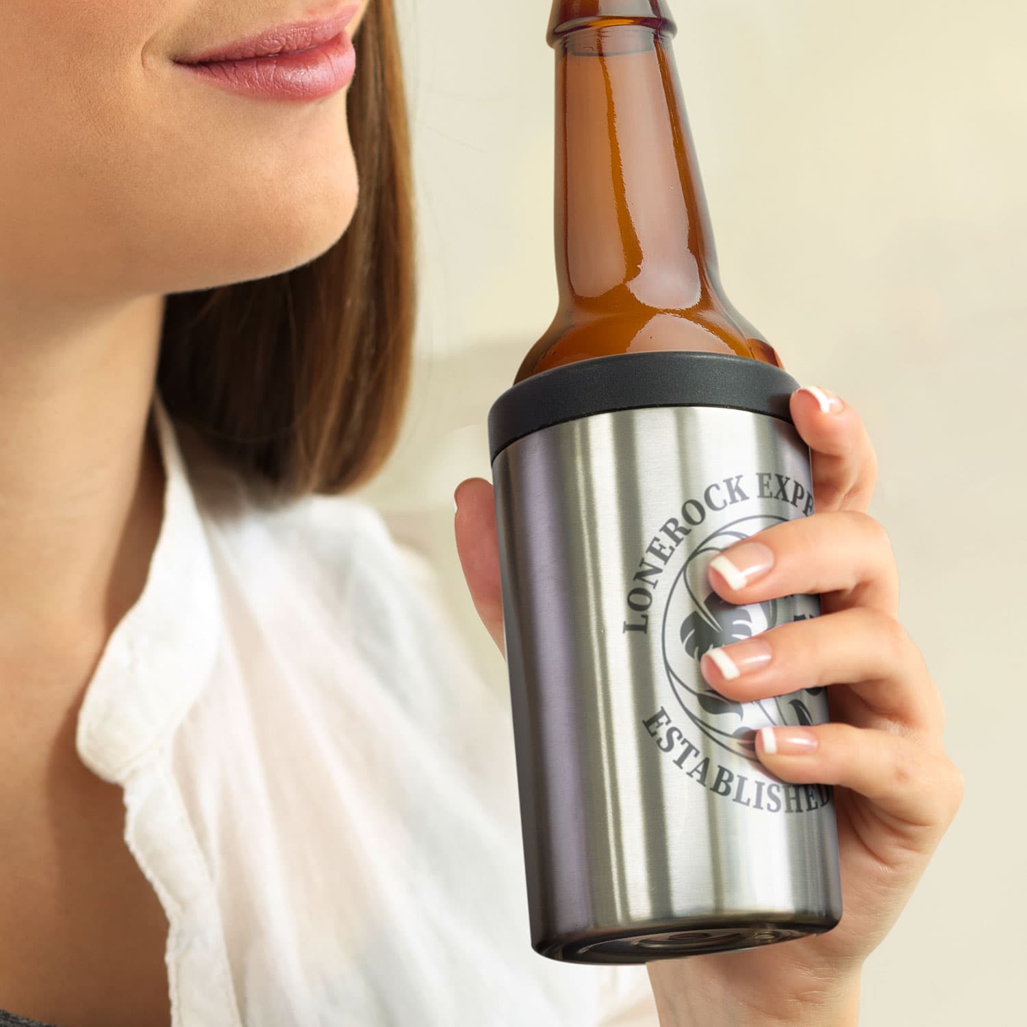Brewski Vacuum Stubby Cooler · Product view