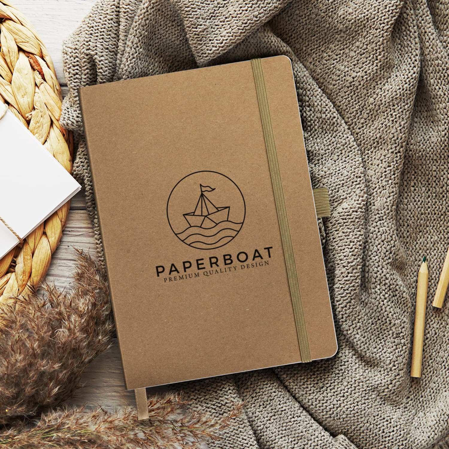 Beaumont Stone Paper Notebook · Product view