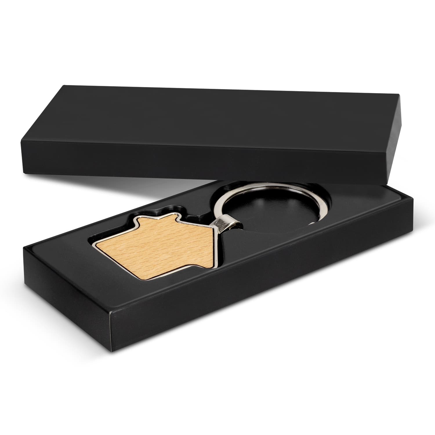 Santo House Shaped Key Ring · Product view