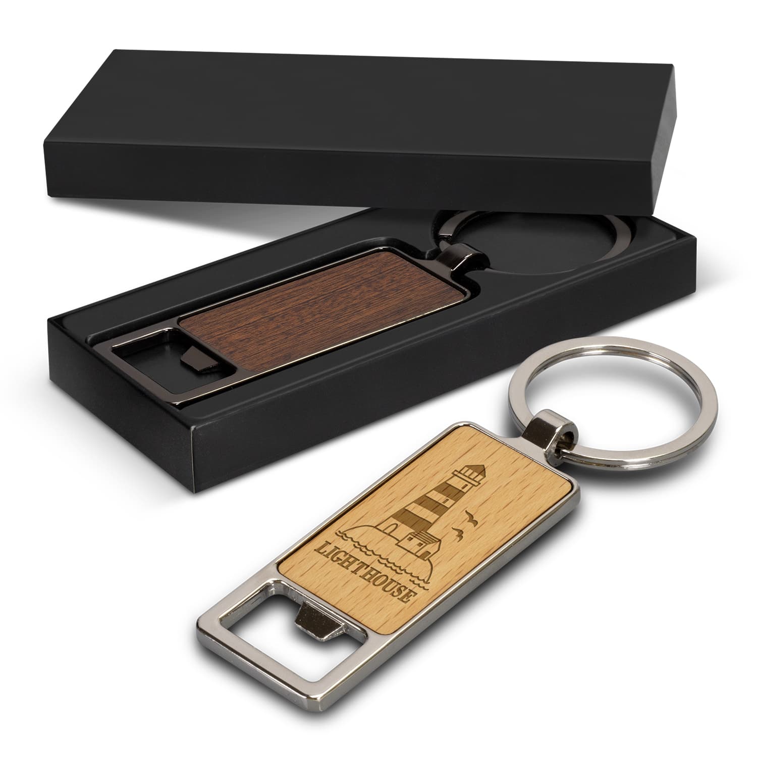 Santo Bottle Opener Key Ring · Product view