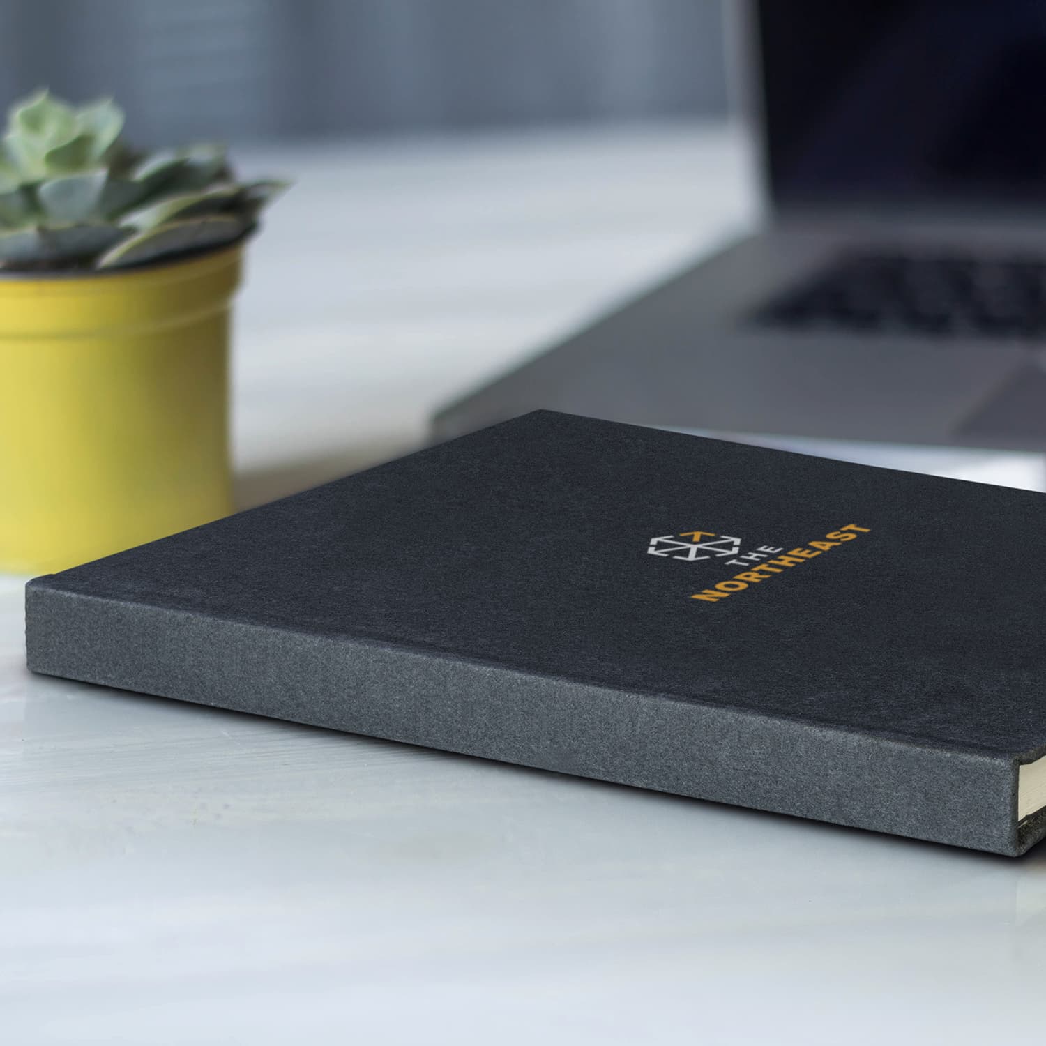 Recycled Cotton Hard Cover Notebook · Product view