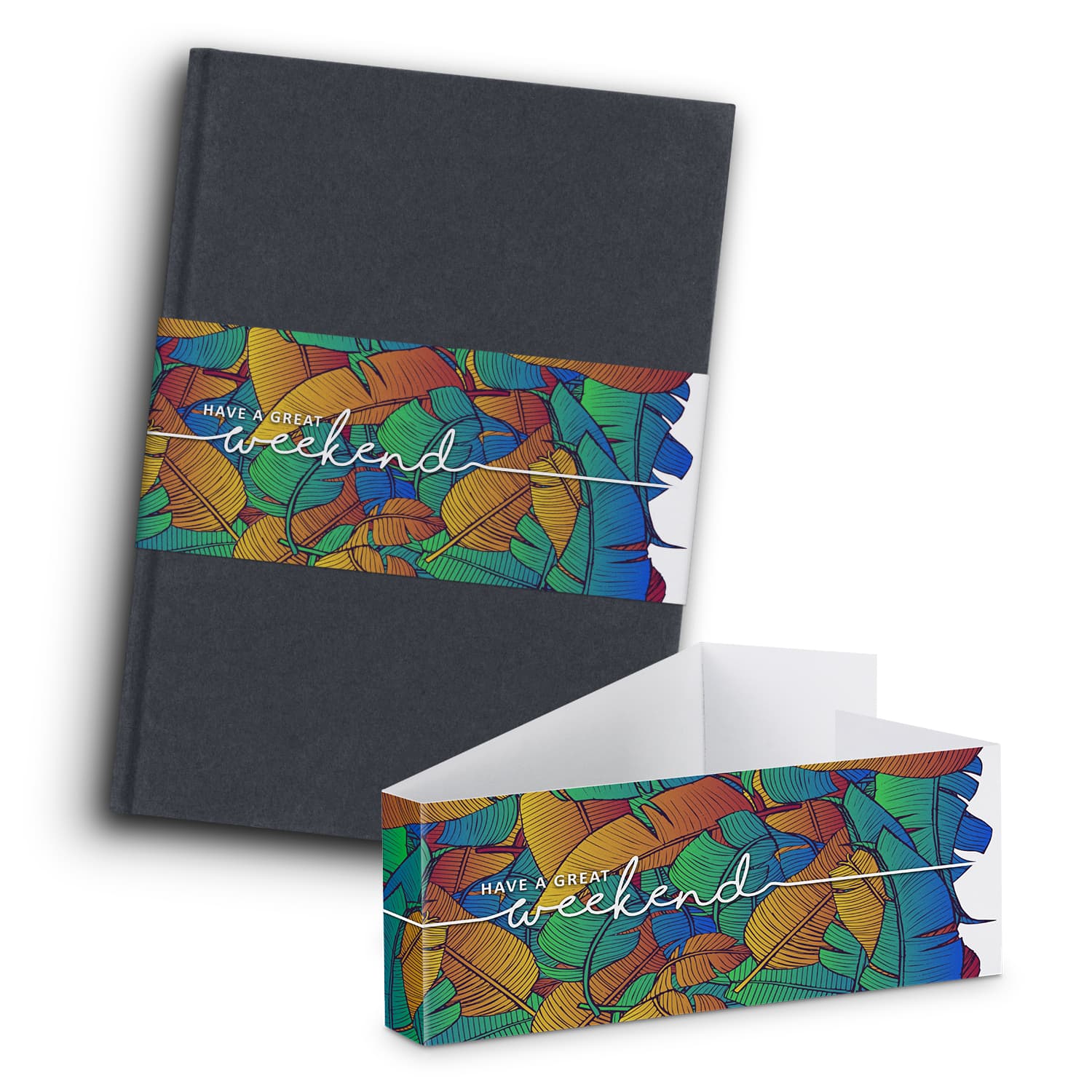Recycled Cotton Hard Cover Notebook · Product view