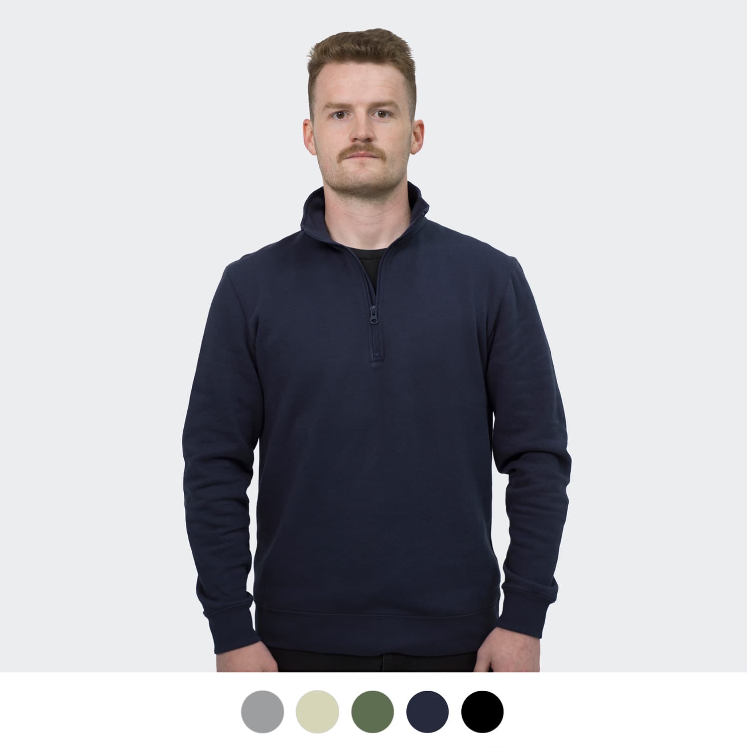 TRENDSWEAR Camden Unisex Quarter Zip · Product view
