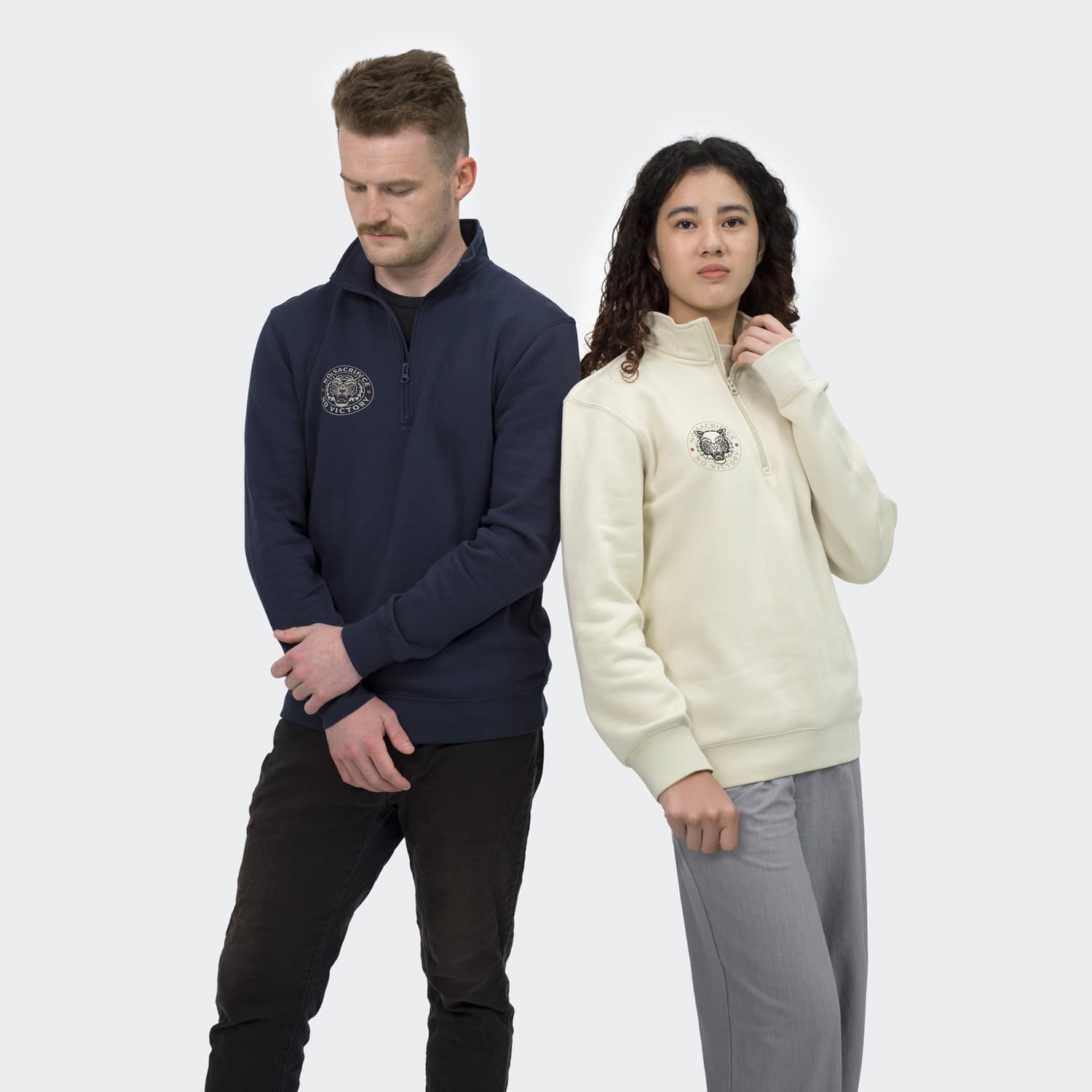 TRENDSWEAR Camden Unisex Quarter Zip · Product view