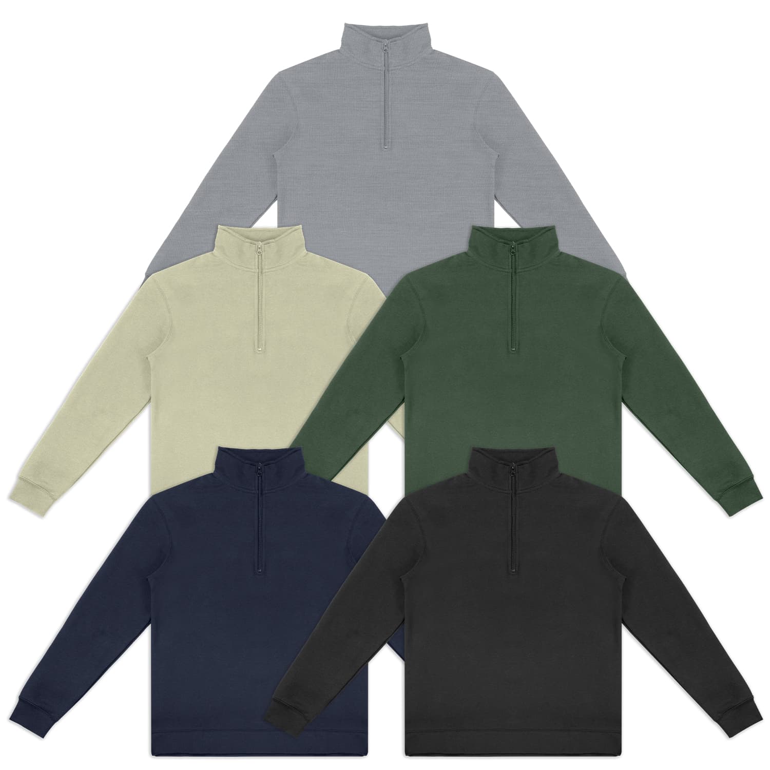 TRENDSWEAR Camden Unisex Quarter Zip · Product view