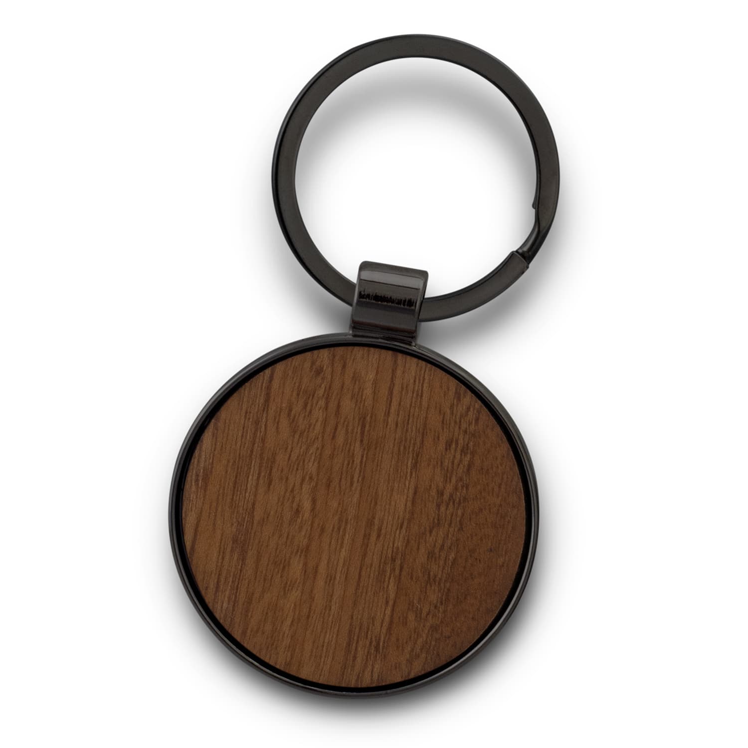 Santo Key Ring - Round · Gunmetal/Dark · front
