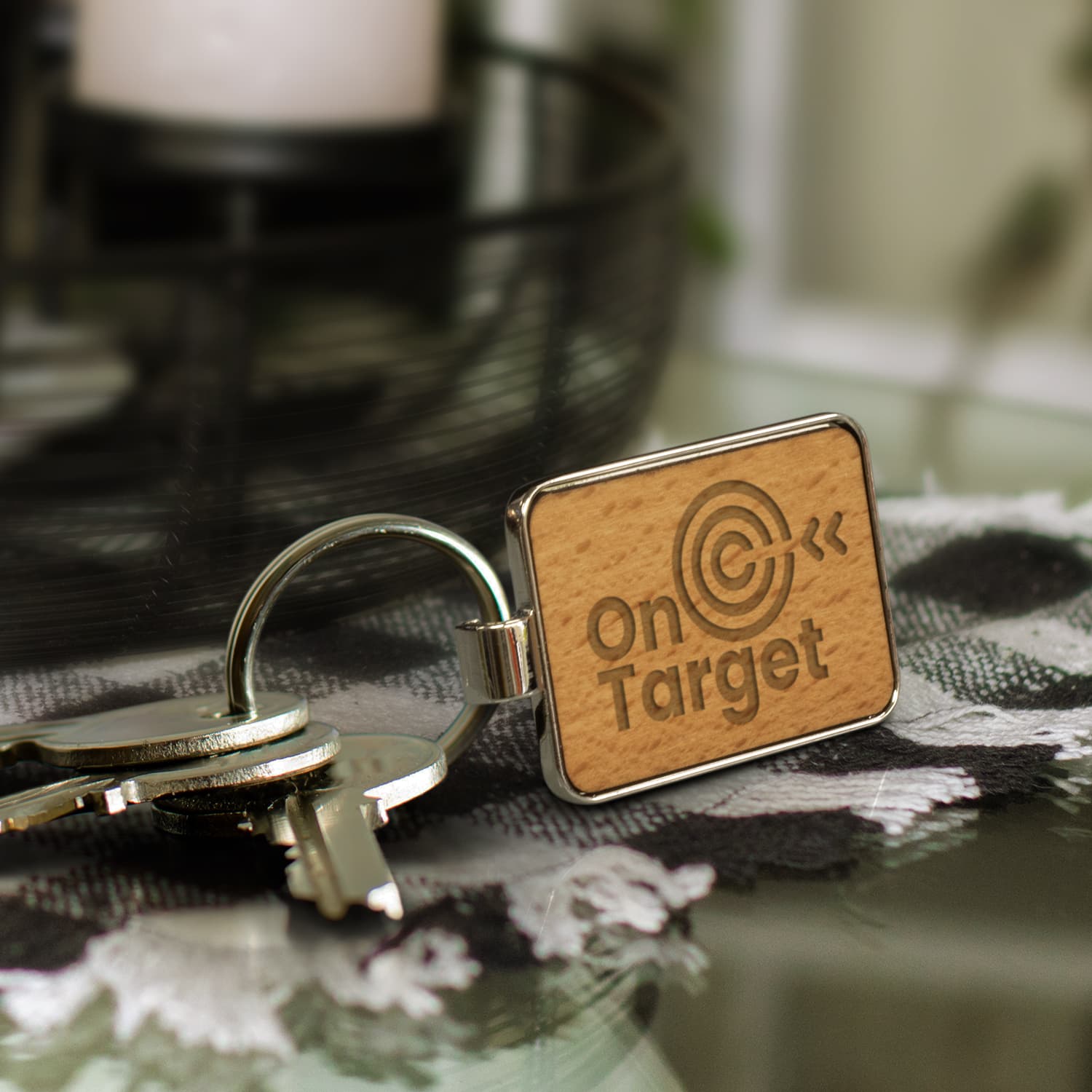 Santo Key Ring - Rectangle · Product view