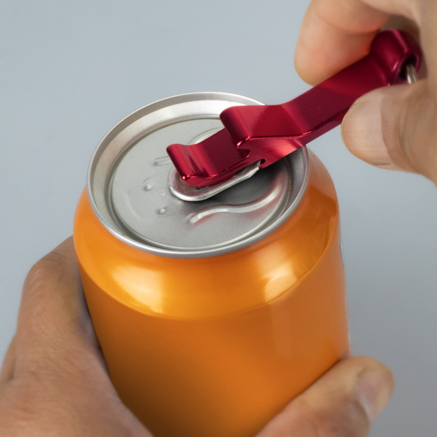 Snappy Metal Bottle Opener Key Ring · Product view