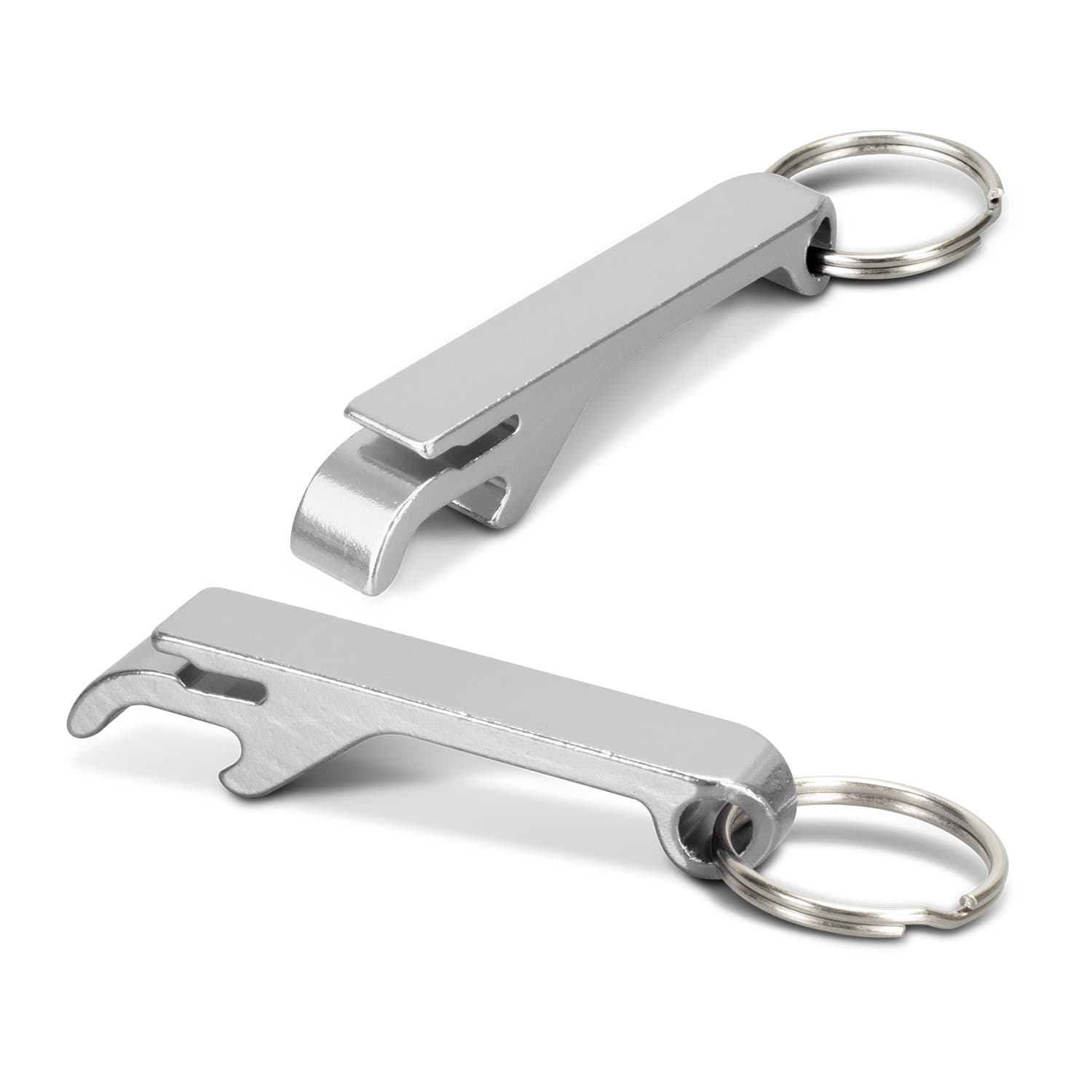 Snappy Metal Bottle Opener Key Ring · Product view