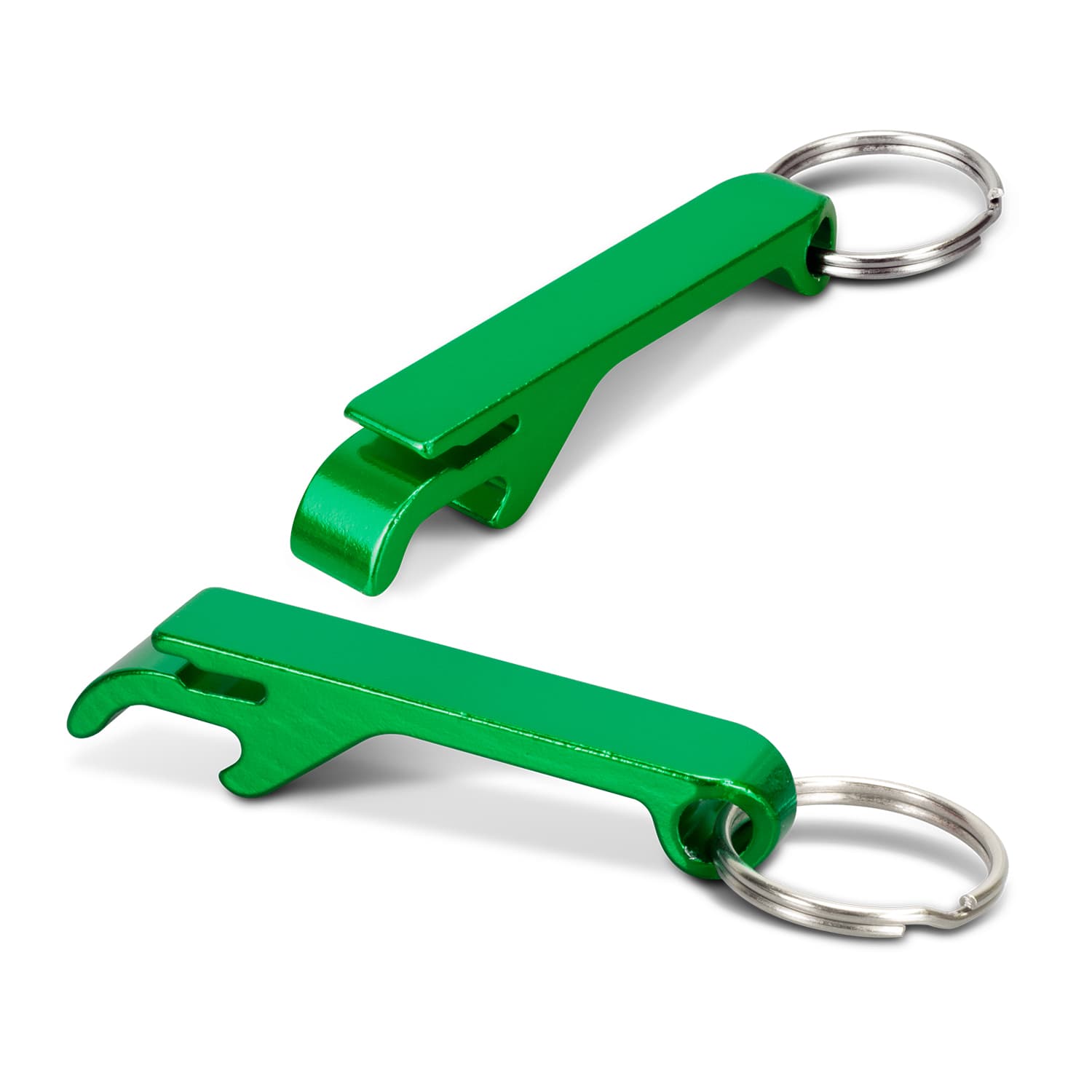 Snappy Metal Bottle Opener Key Ring · Product view