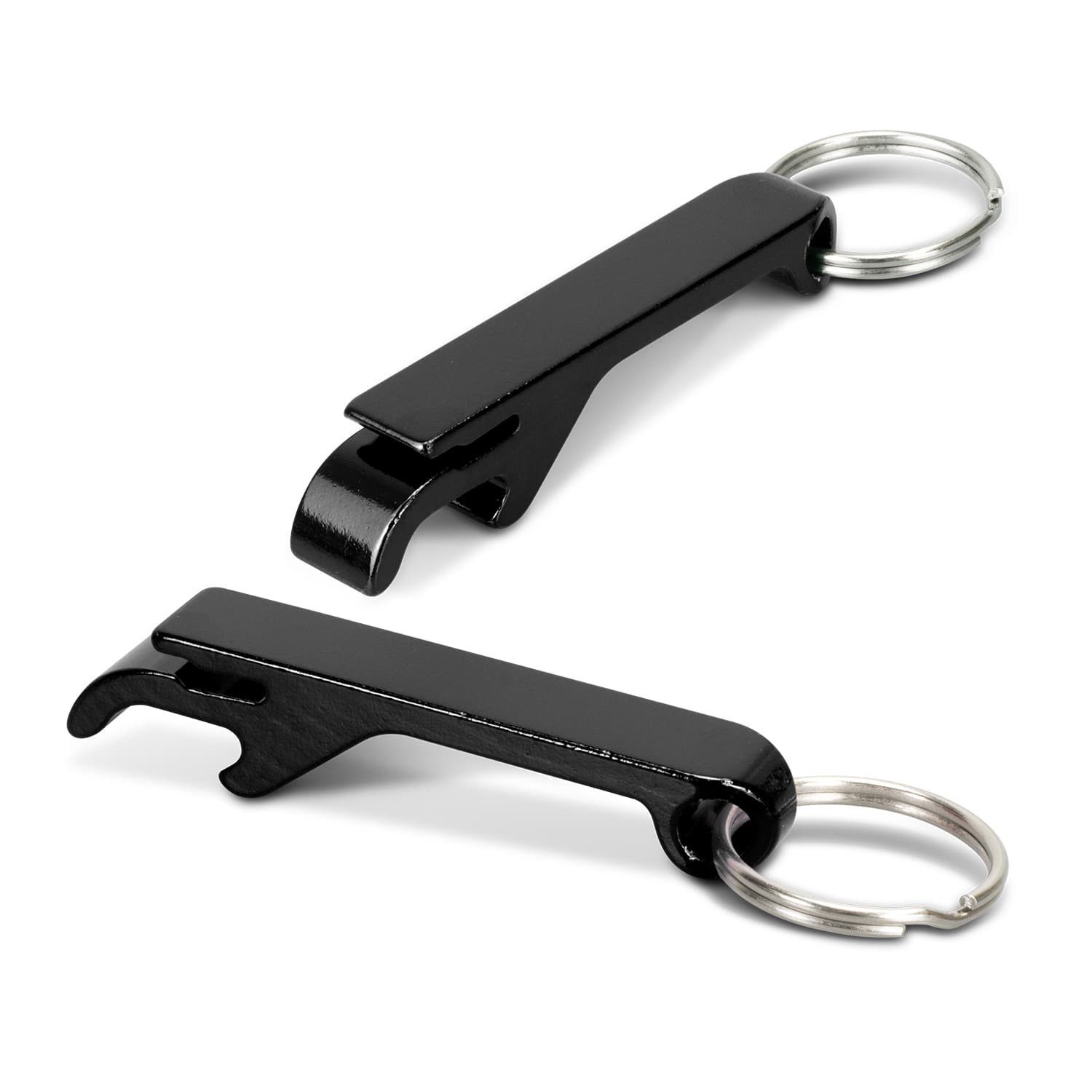 Snappy Metal Bottle Opener Key Ring · Product view