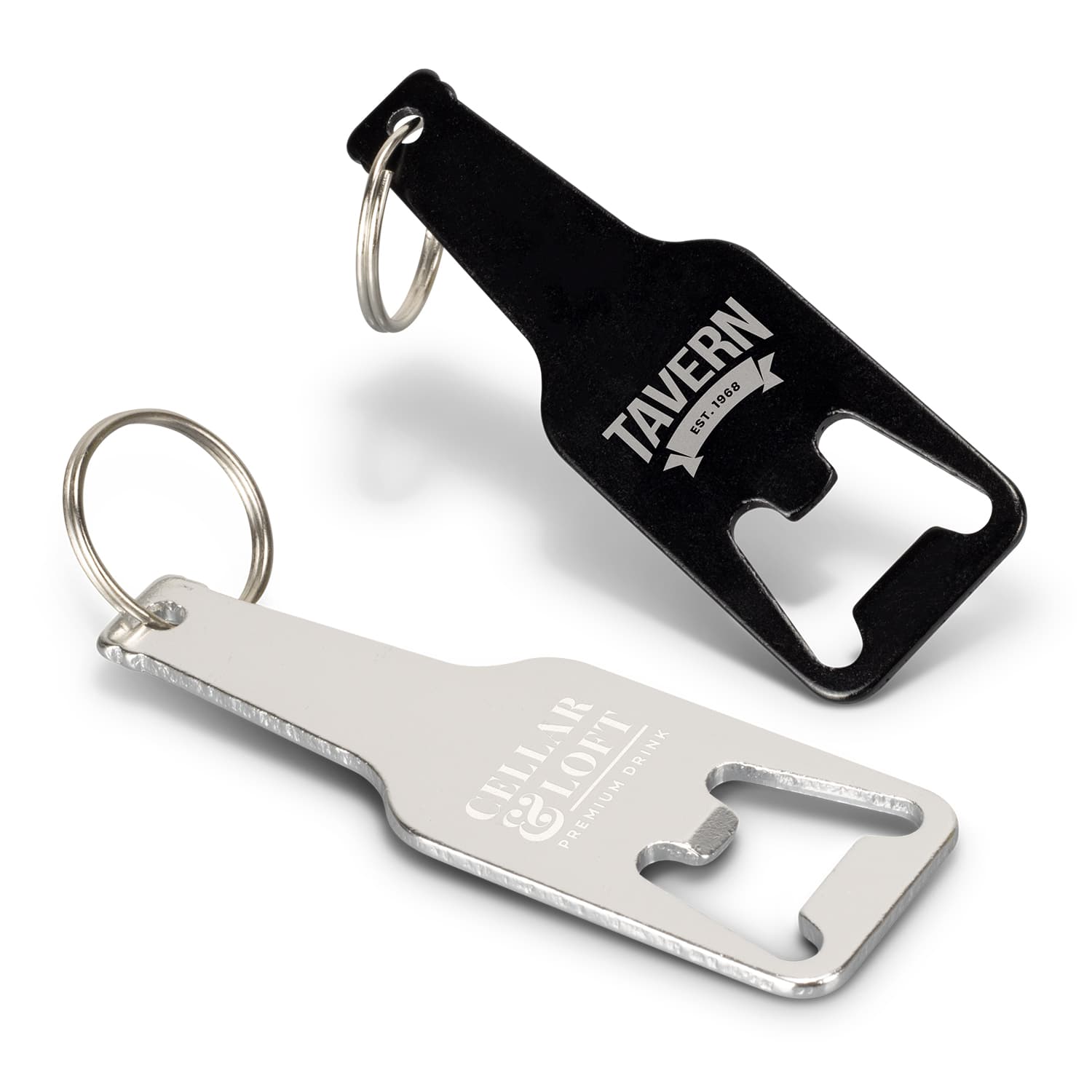 Beverage Bottle Opener Key Ring · Product view